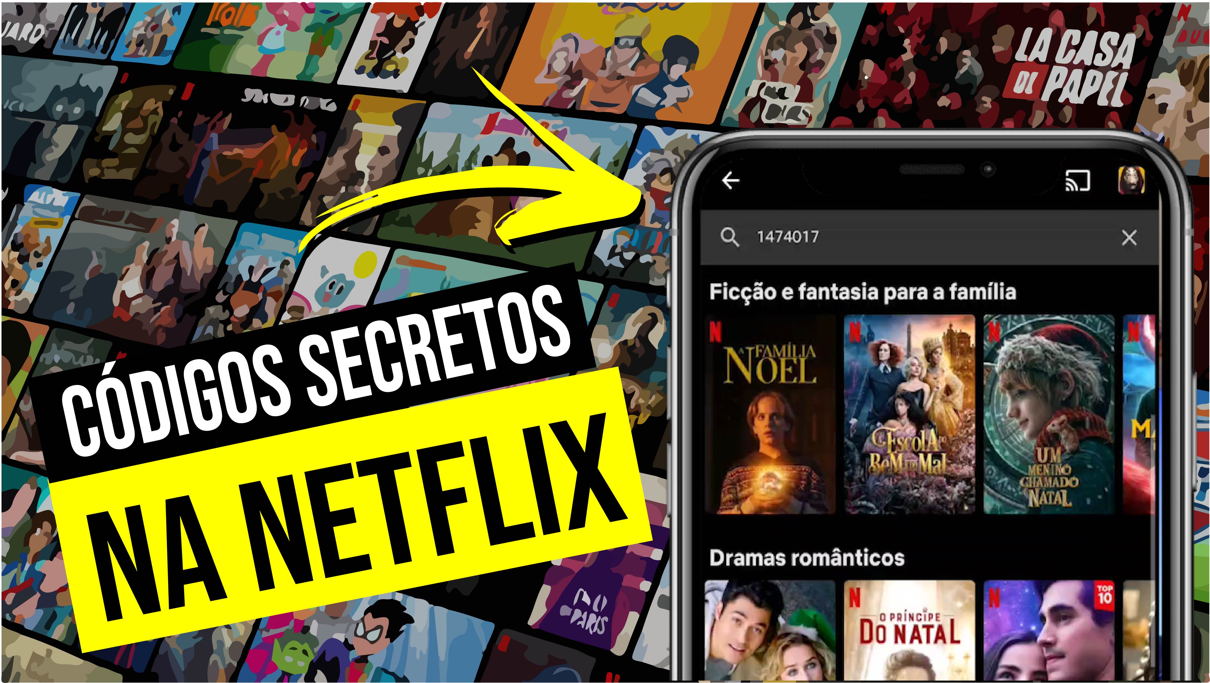 Os Códigos Secretos do Netflix para filmes de terror! 